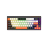 OAK224  Black USB Ultra-Thin Keyboard with rgb-lighting-rainbow effects-led backlit