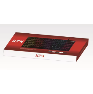 BAJEAL K74 104 Keys RGB Colors Keycaps Gaming Wired Mechanical Keyboard