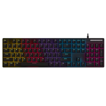 BAJEAL K74 104 Keys RGB Colors Keycaps Gaming Wired Mechanical Keyboard