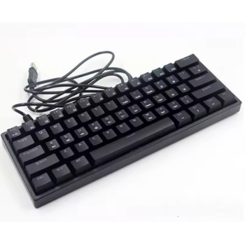 BAJEAL K101 61 Keys RGB Colors Keycaps Gaming Wired Mechanical Keyboard