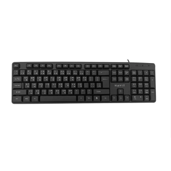Havit KB271 Black USB Ultra-Thin Keyboard with Bangla